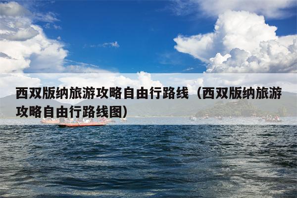 西双版纳旅游攻略自由行路线（西双版纳旅游攻略自由行路线图）