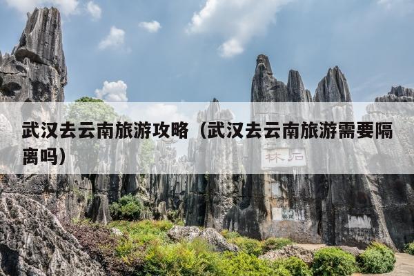 武汉去云南旅游攻略（武汉去云南旅游需要隔离吗）