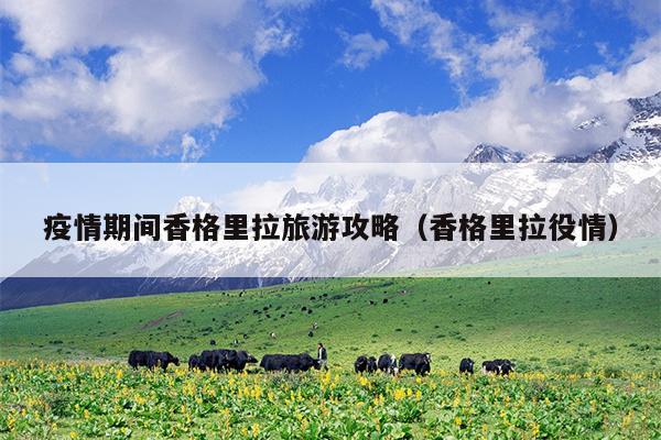 疫情期间香格里拉旅游攻略（香格里拉役情）
