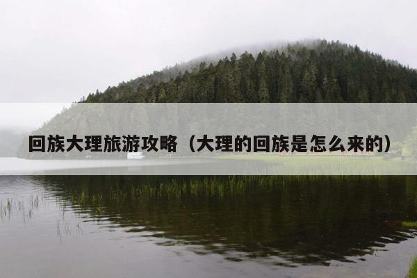 回族大理旅游攻略（大理的回族是怎么来的）