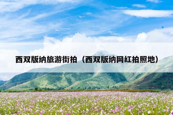 西双版纳旅游街拍（西双版纳网红拍照地）