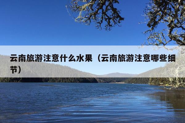 云南旅游注意什么水果（云南旅游注意哪些细节）