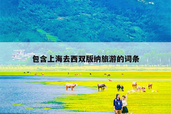 包含上海去西双版纳旅游的词条