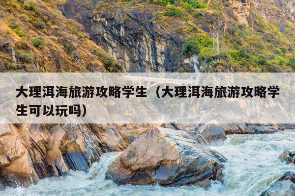 大理洱海旅游攻略学生（大理洱海旅游攻略学生可以玩吗）