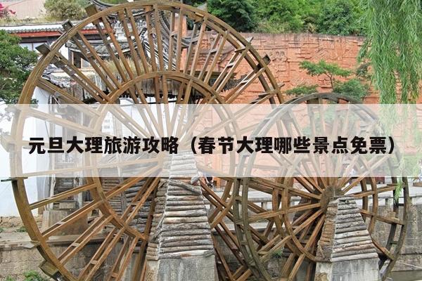 元旦大理旅游攻略（春节大理哪些景点免票）