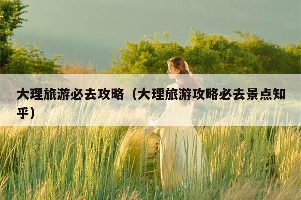大理旅游必去攻略（大理旅游攻略必去景点知乎）