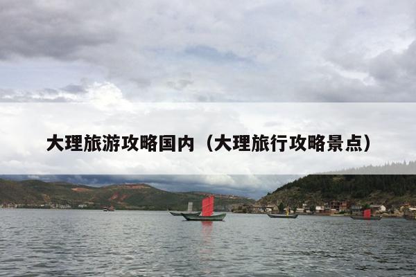 大理旅游攻略国内（大理旅行攻略景点）