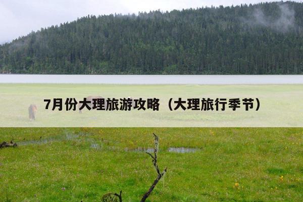 7月份大理旅游攻略（大理旅行季节）