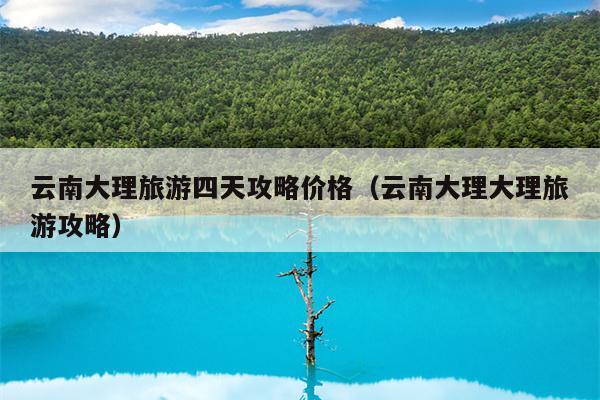 云南大理旅游四天攻略价格（云南大理大理旅游攻略）