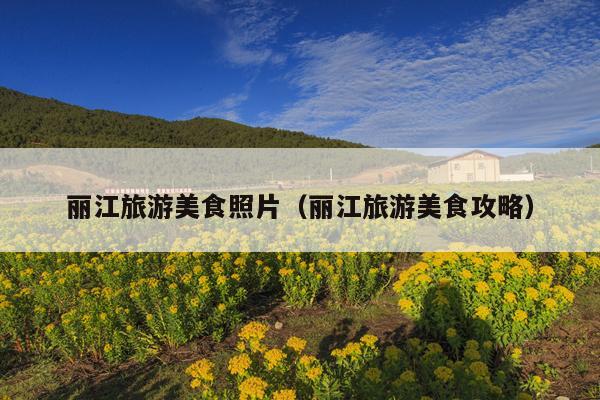 丽江旅游美食照片（丽江旅游美食攻略）