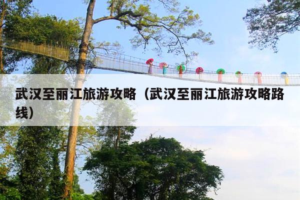 武汉至丽江旅游攻略（武汉至丽江旅游攻略路线）