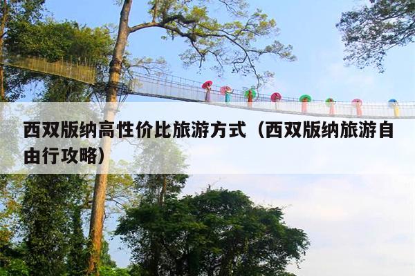 西双版纳高性价比旅游方式（西双版纳旅游自由行攻略）