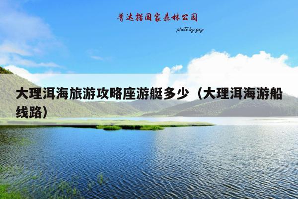 大理洱海旅游攻略座游艇多少（大理洱海游船线路）